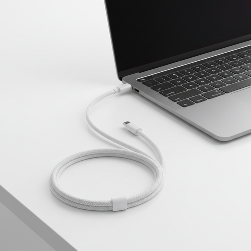 Cable with Laptop - Both Ends Visible