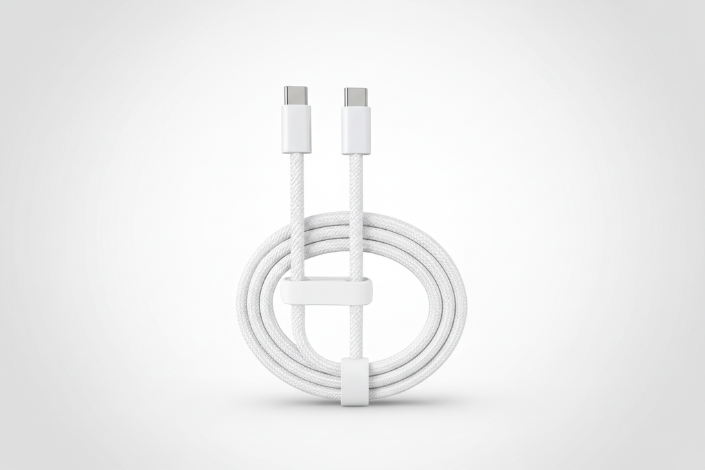 Braided USB-C to C Cable 3A/5A 60W/100W – Fast Charge & CarPlay
