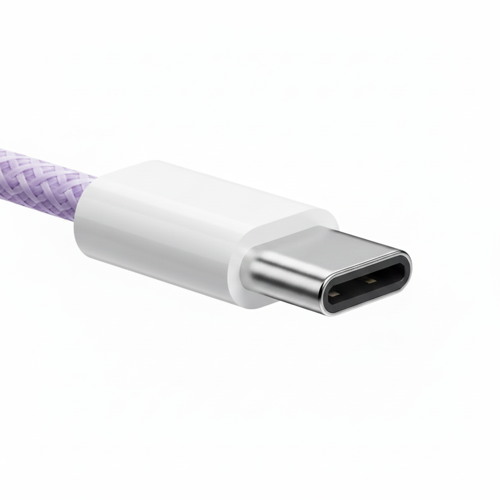 Lavender Purple Cable Close-up